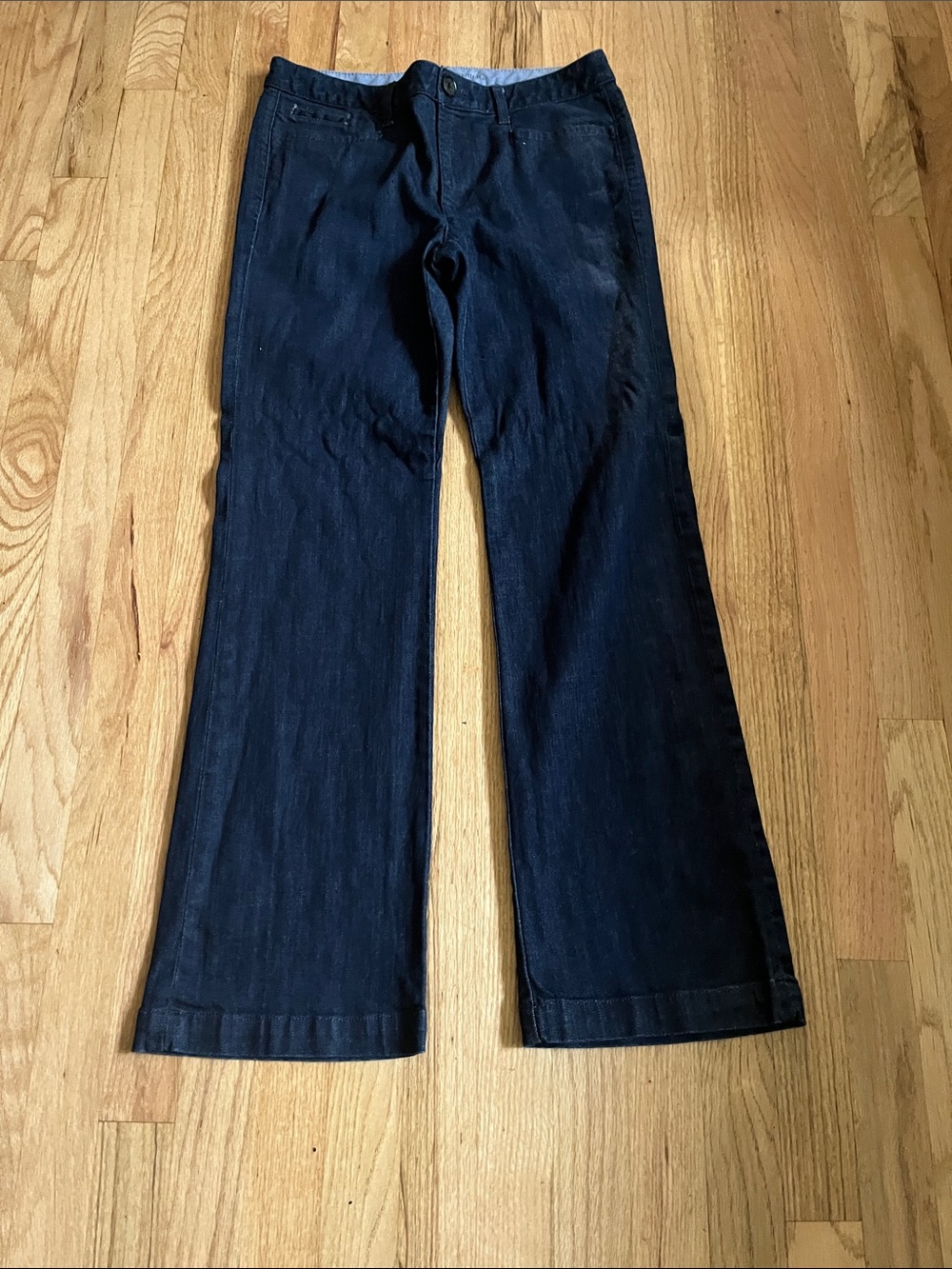 Banana Republic Dark Blue Wide-Leg Jeans